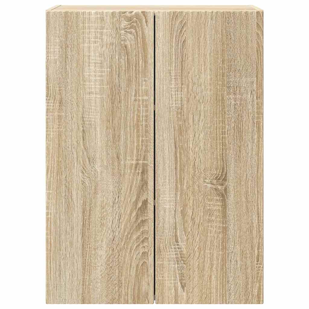 TV vægskab Sonoma eg 59,5 x 31 x 80 cm Konstrueret træ