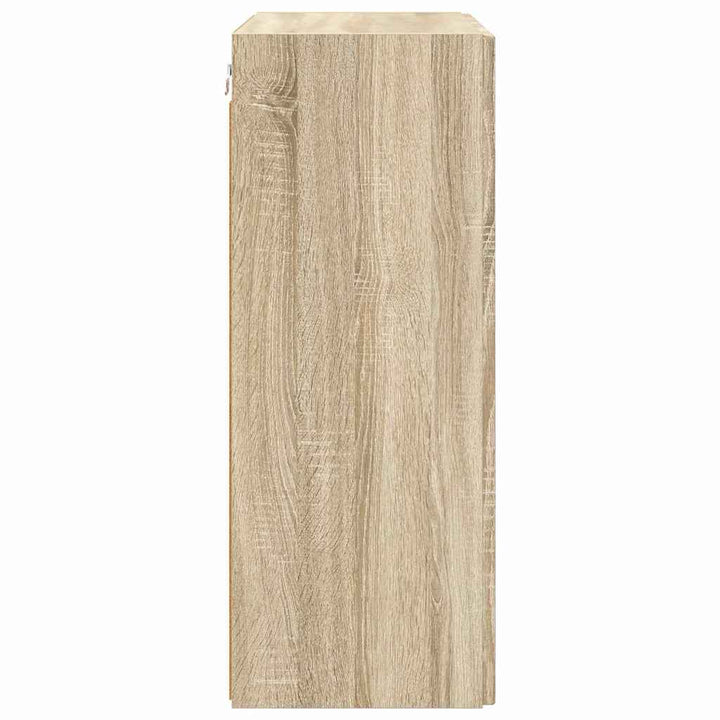 TV vægskab Sonoma eg 59,5 x 31 x 80 cm Konstrueret træ