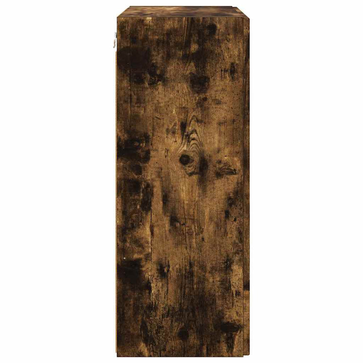 TV vægskab Røget eg 59,5 x 31 x 80 cm Konstrueret træ