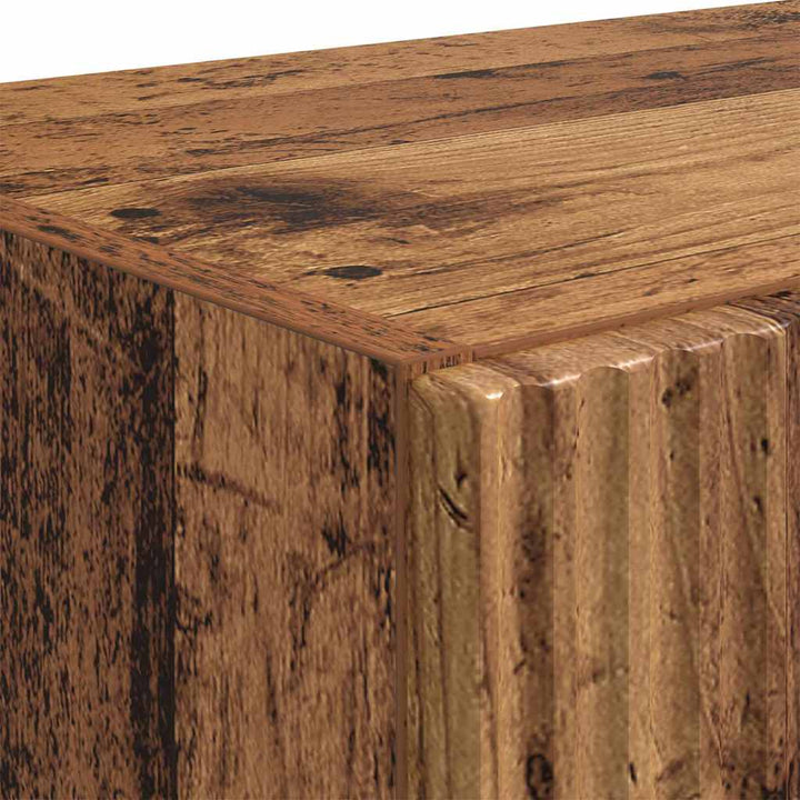 TV vægskab Gammelt træ 59,5 x 31 x 80 cm Konstrueret træ