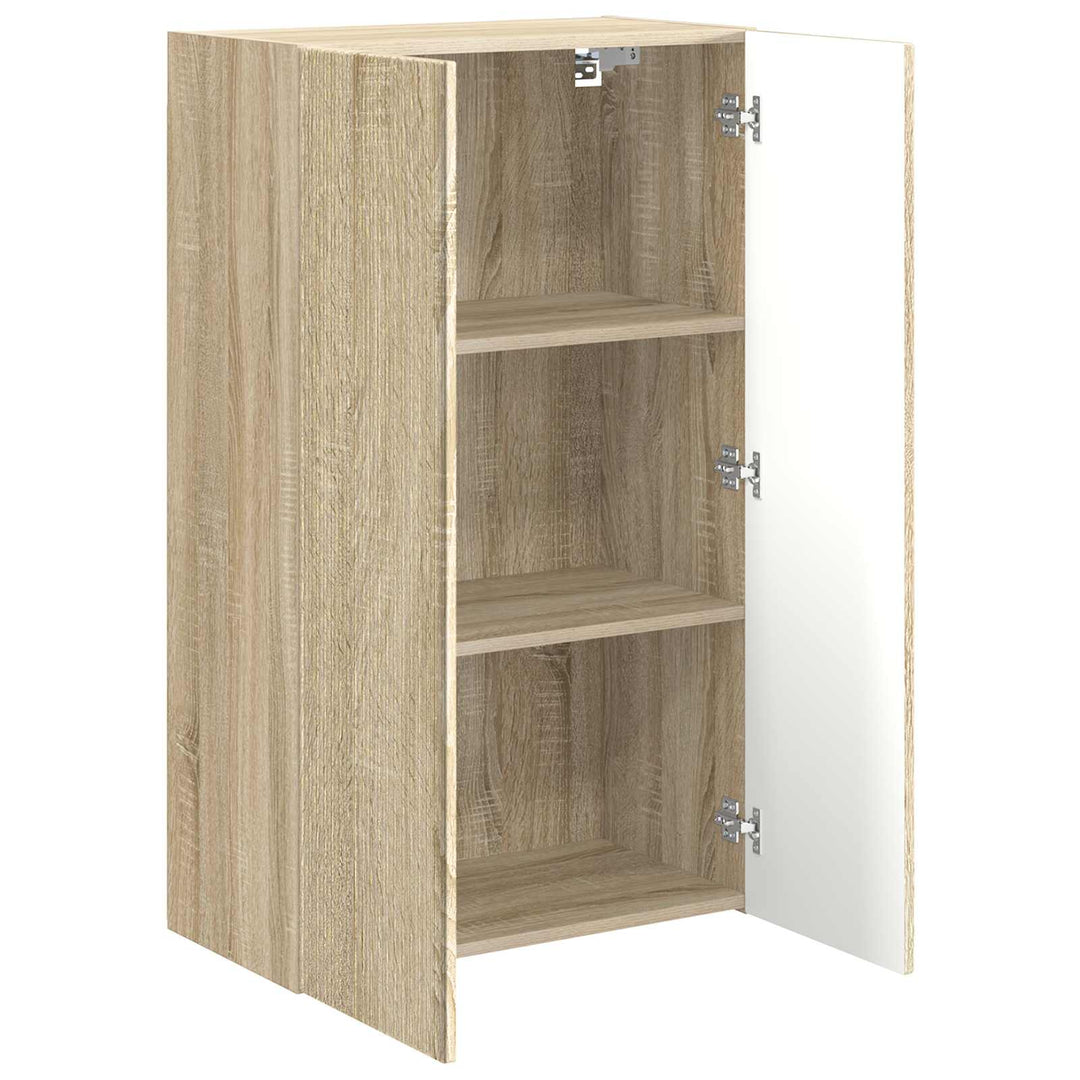 TV vægskab Sonoma eg 59,5 x 31 x 100 cm Konstrueret træ