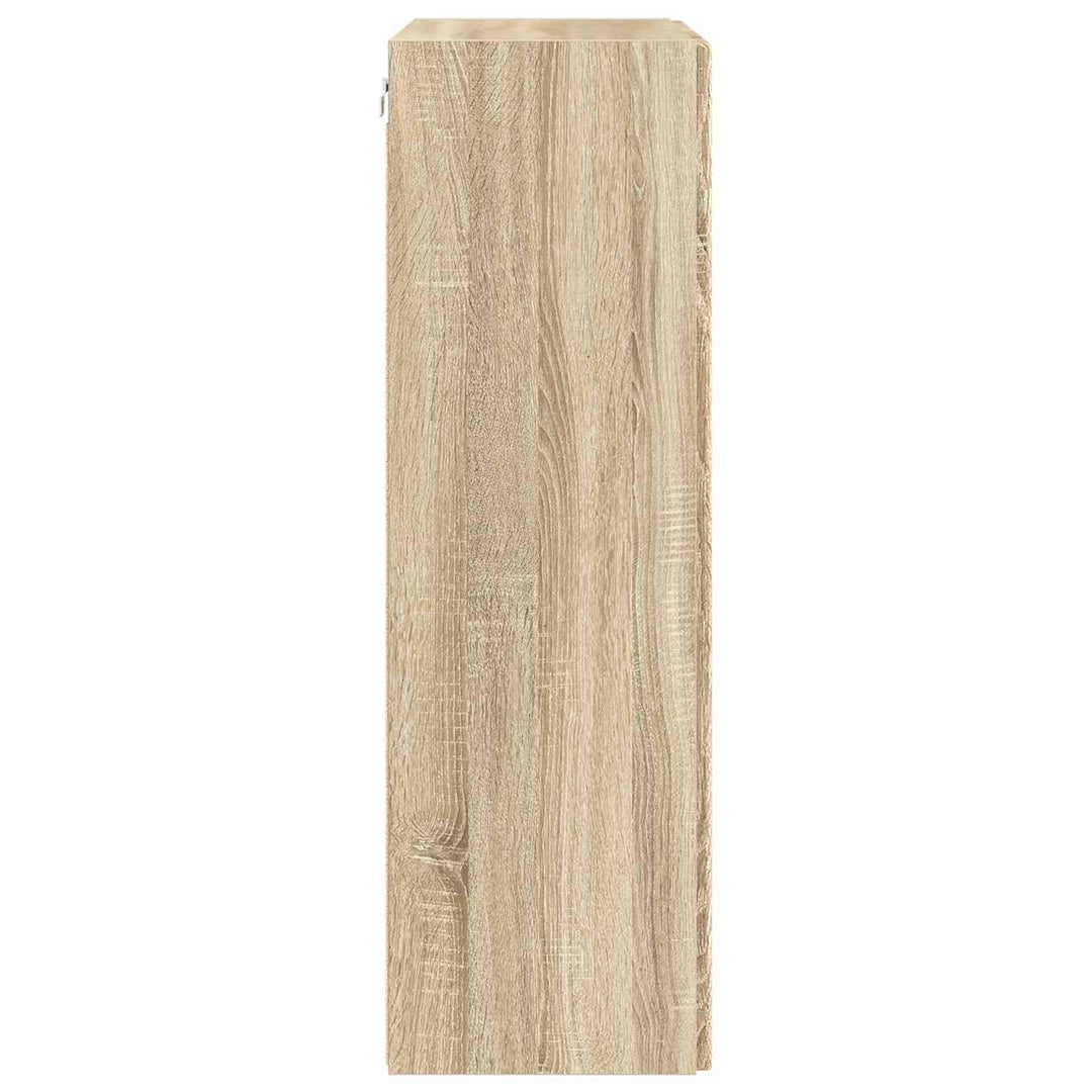 TV vægskab Sonoma eg 59,5 x 31 x 100 cm Konstrueret træ
