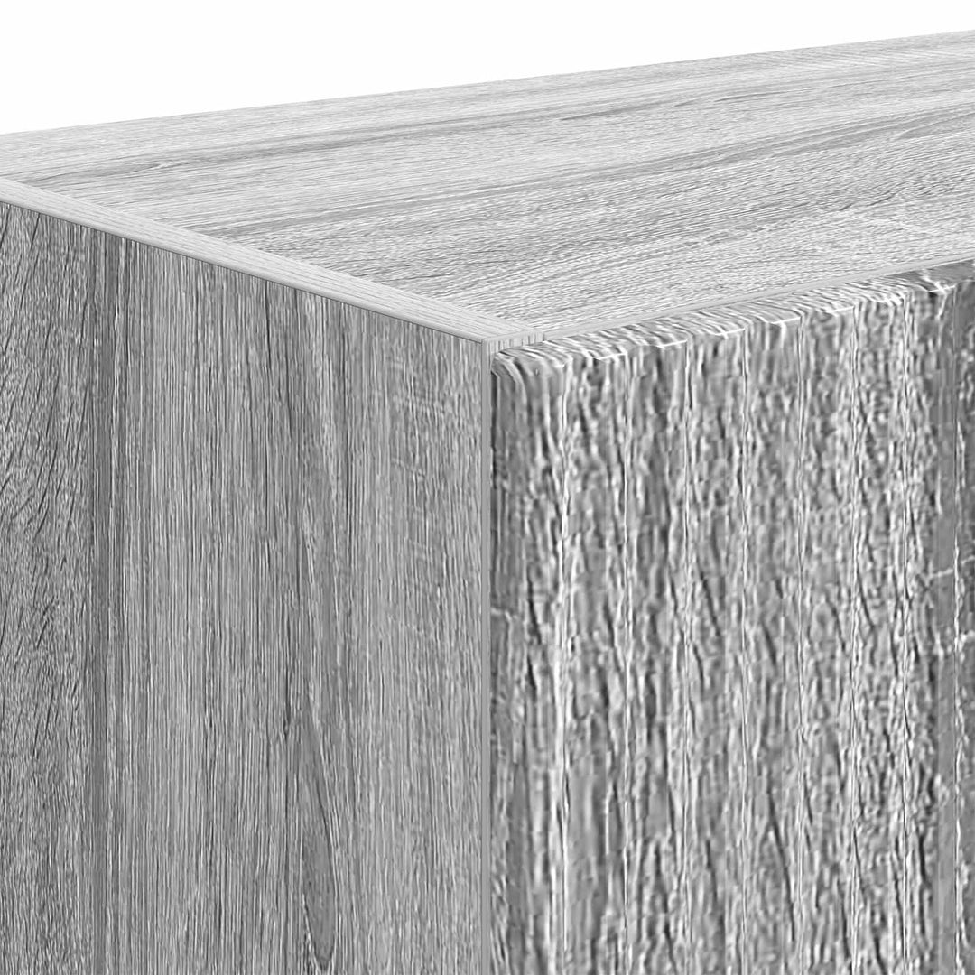 TV vægskab Grå Sonoma 59,5 x 31 x 100 cm Konstrueret træ