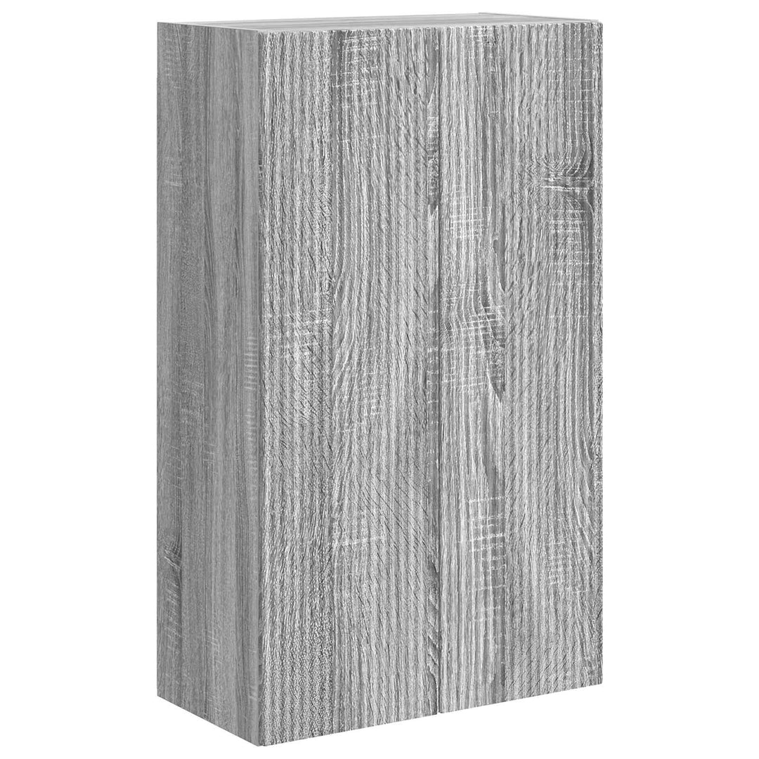 TV vægskab Grå Sonoma 59,5 x 31 x 100 cm Konstrueret træ