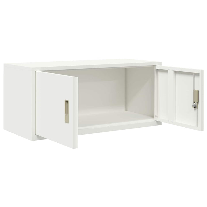 Opbevaringsskab Hvid 90 x 40 x 40 cm Stål