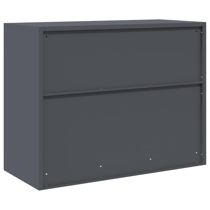 Opbevaringsskab Antracit 90 x 40 x 70 cm Stål