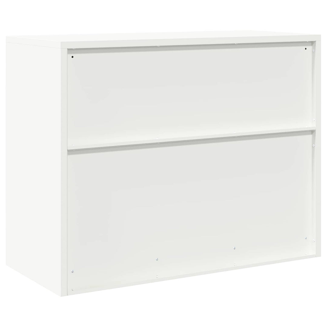 Opbevaringsskab Hvid 90 x 40 x 70 cm Stål