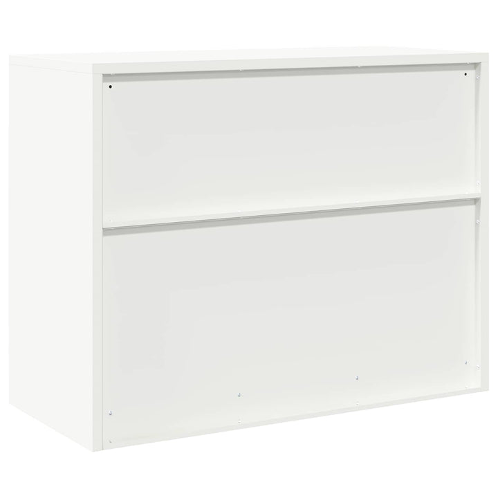 Opbevaringsskab Hvid 90 x 40 x 70 cm Stål