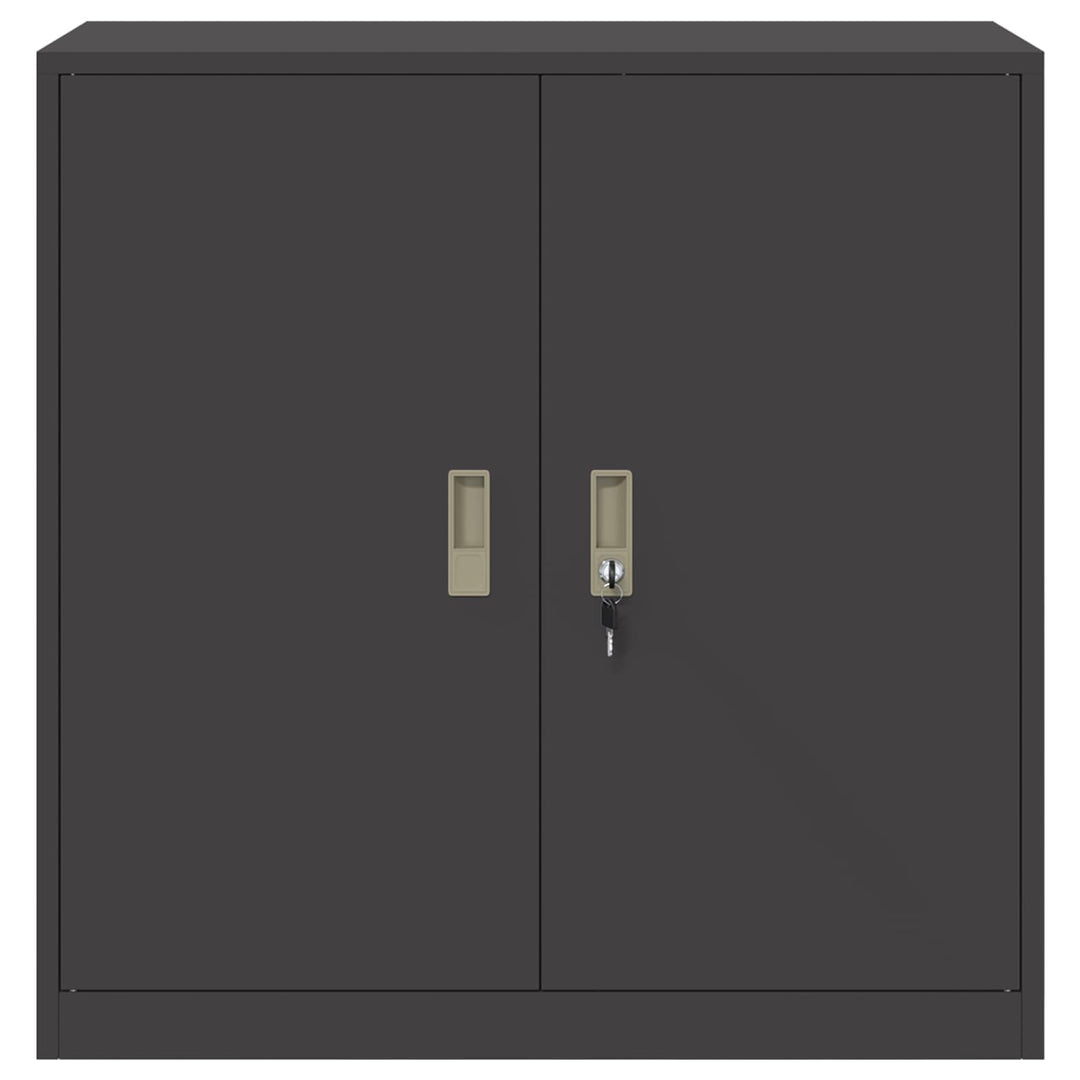 Opbevaringsskab Sort 90 x 40 x 90 cm Stål