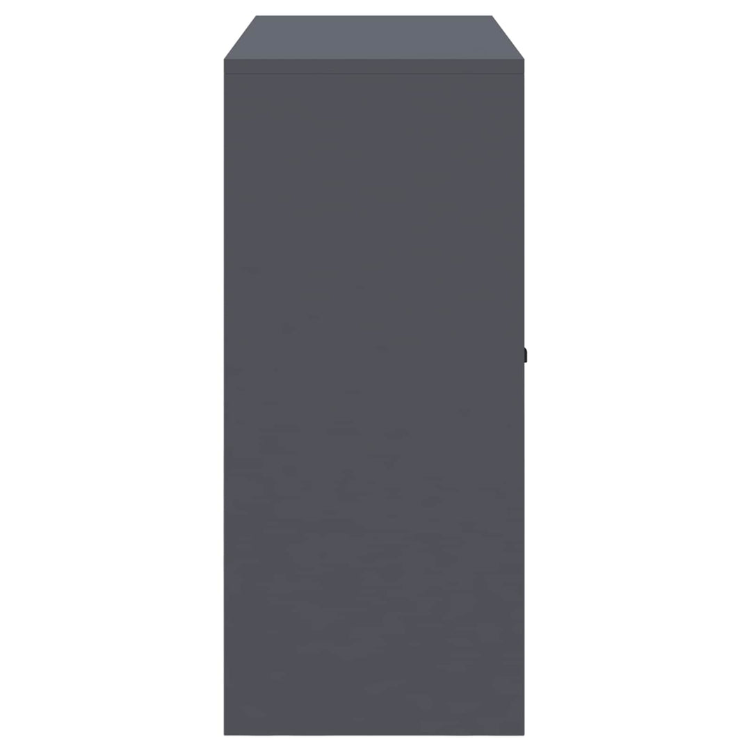 Opbevaringsskab Antracit 90 x 40 x 90 cm Stål