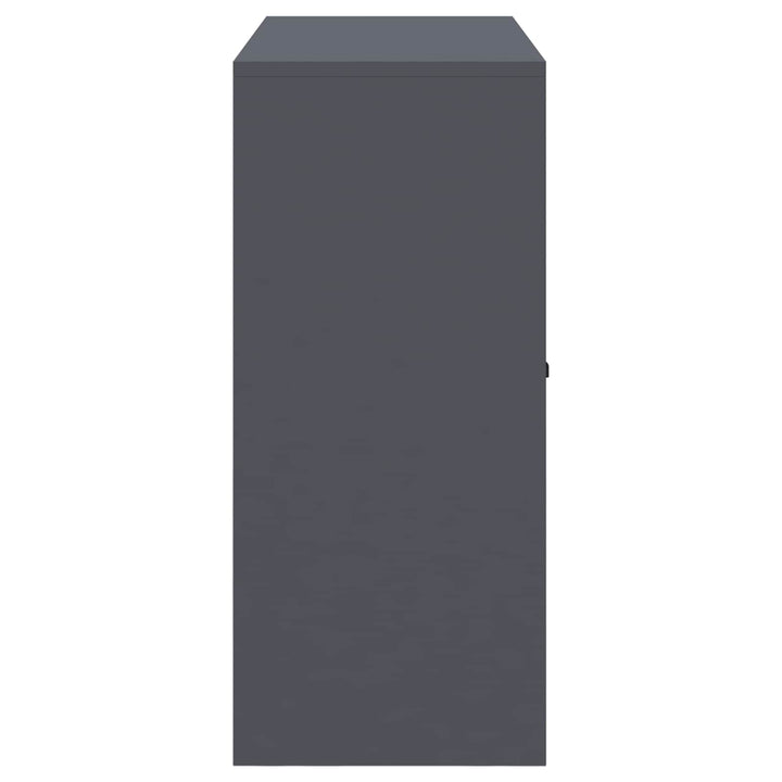 Opbevaringsskab Antracit 90 x 40 x 90 cm Stål