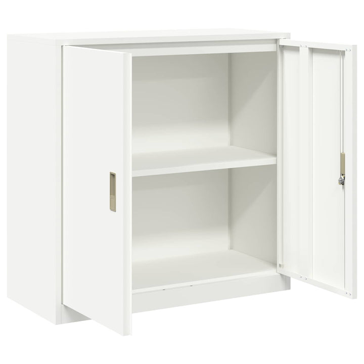 Opbevaringsskab Hvid 90 x 40 x 90 cm Stål