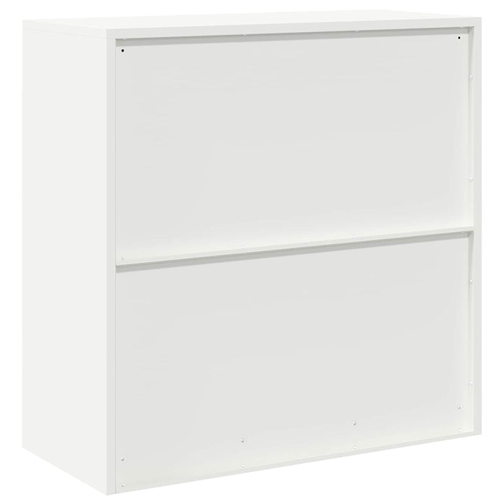 Opbevaringsskab Hvid 90 x 40 x 90 cm Stål