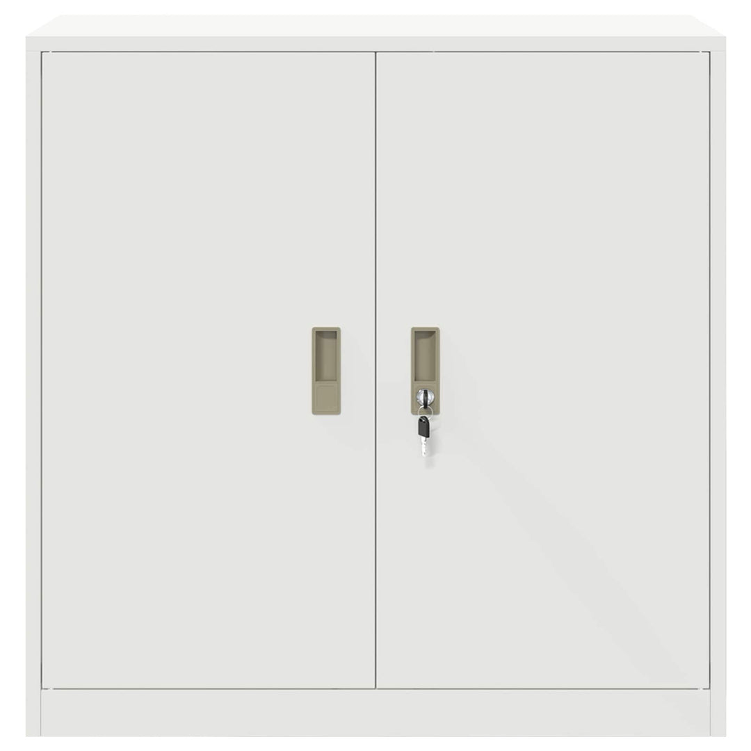 Opbevaringsskab Hvid 90 x 40 x 90 cm Stål