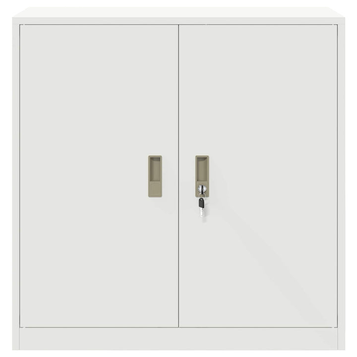 Opbevaringsskab Hvid 90 x 40 x 90 cm Stål