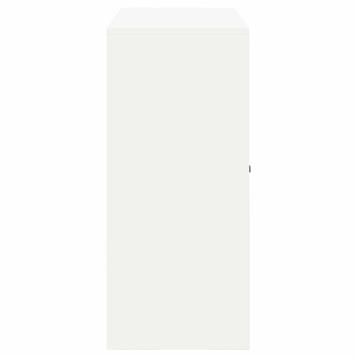 Opbevaringsskab Hvid 90 x 40 x 90 cm Stål