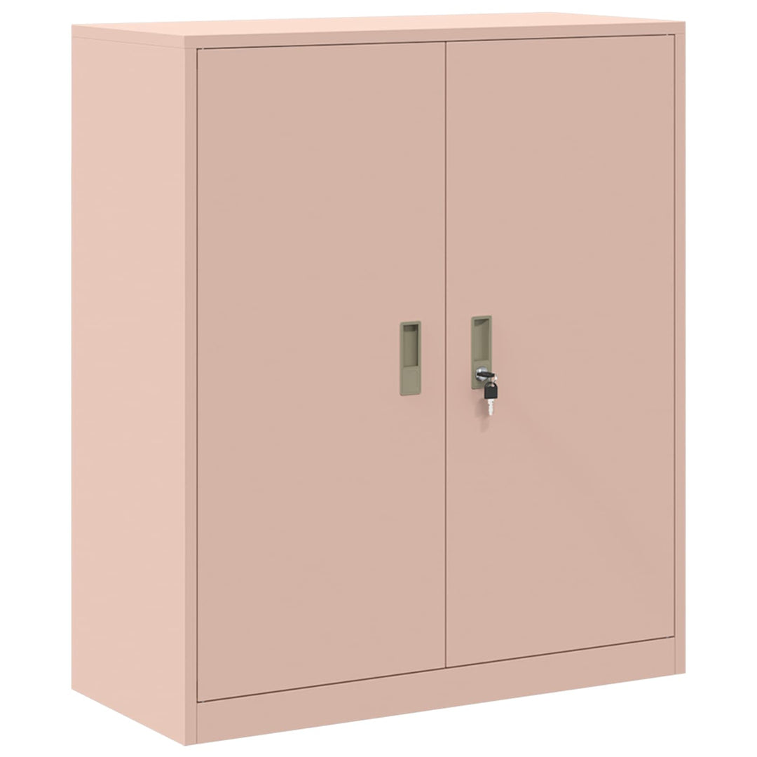 Opbevaringsskab Lyserød 90 x 40 x 105 cm Stål