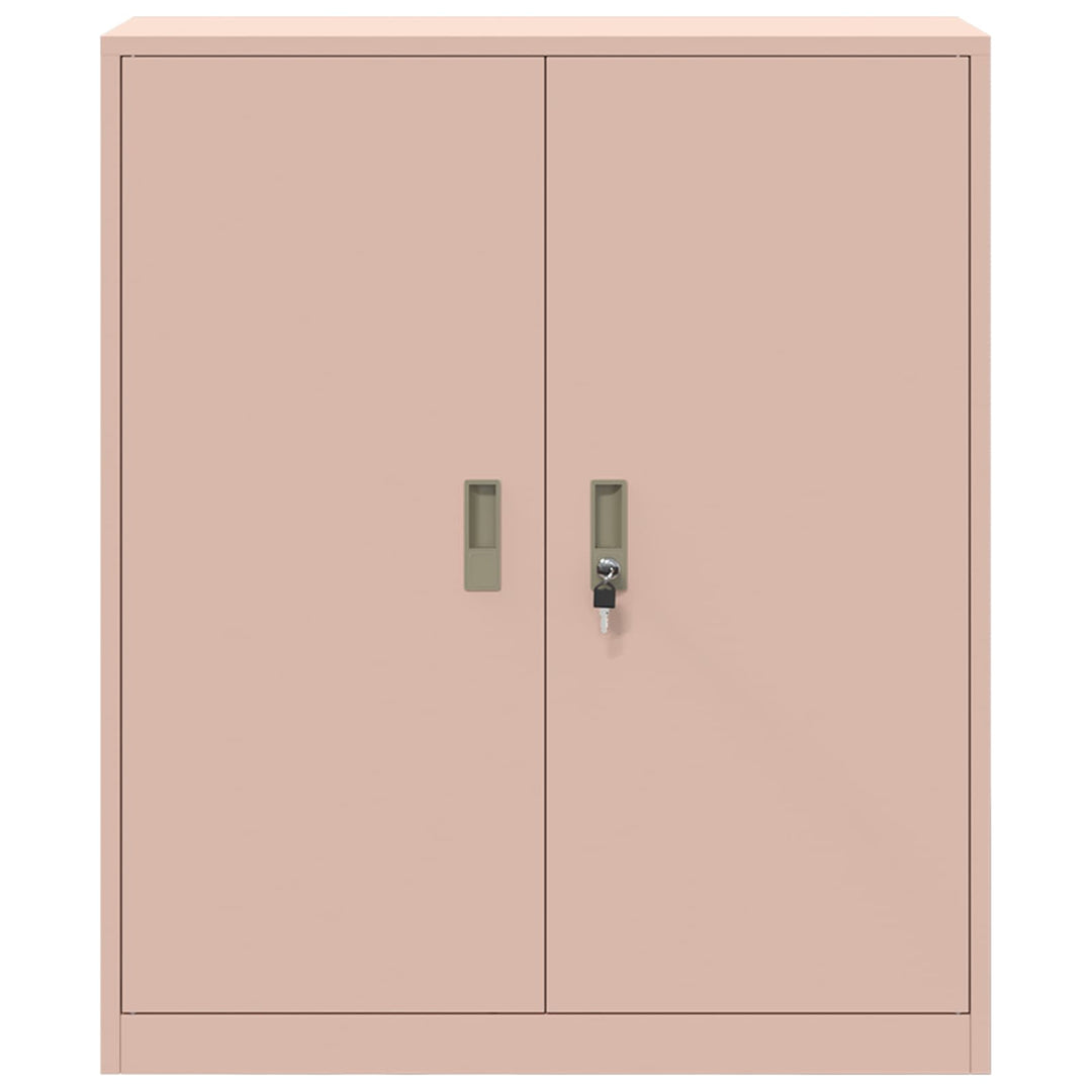 Opbevaringsskab Lyserød 90 x 40 x 105 cm Stål