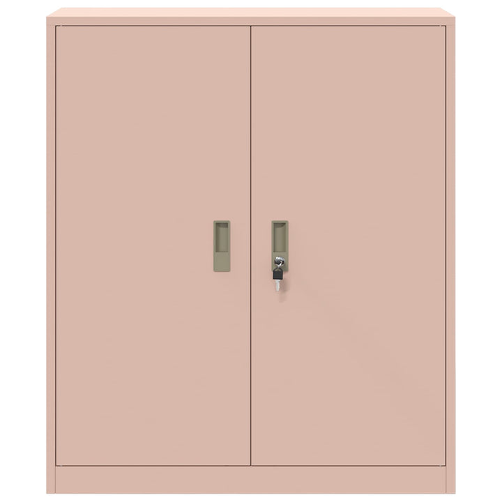Opbevaringsskab Lyserød 90 x 40 x 105 cm Stål