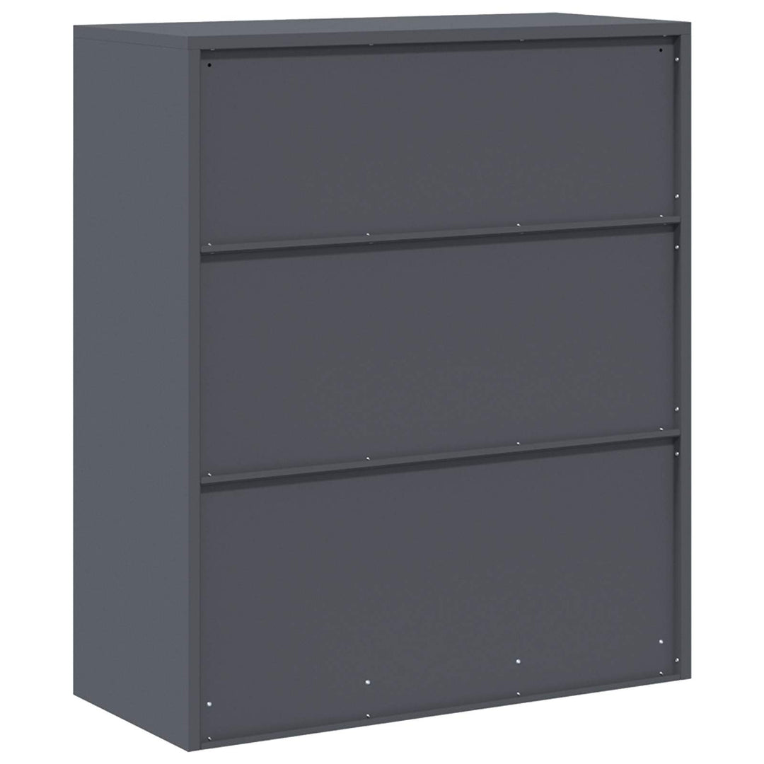 Opbevaringsskab Antracit 90 x 40 x 105 cm Stål