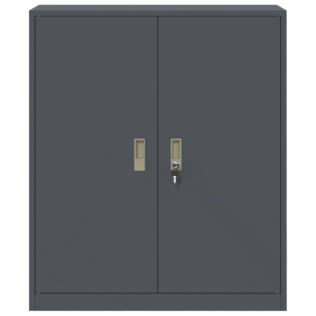 Opbevaringsskab Antracit 90 x 40 x 105 cm Stål