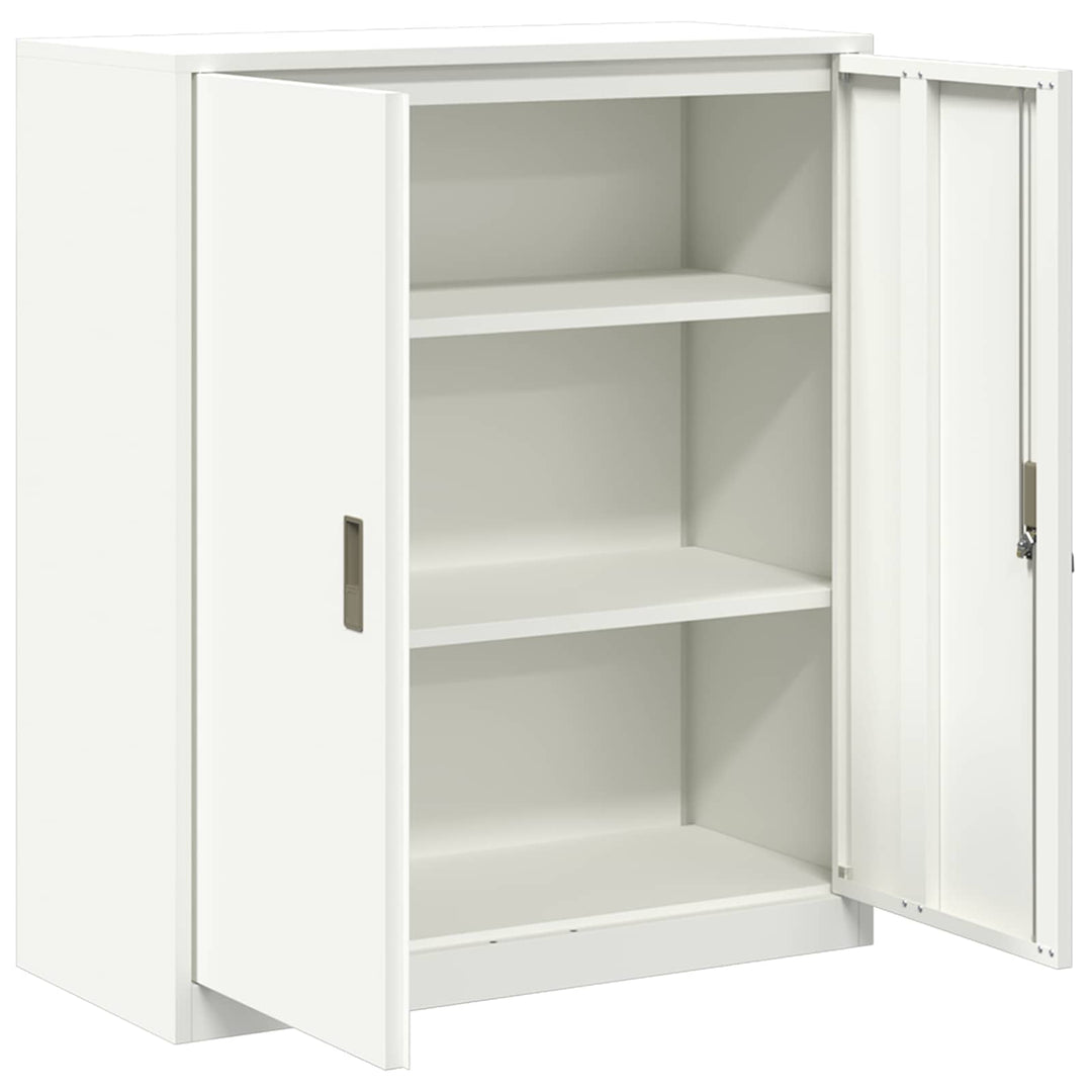 Opbevaringsskab Hvid 90 x 40 x 105 cm Stål