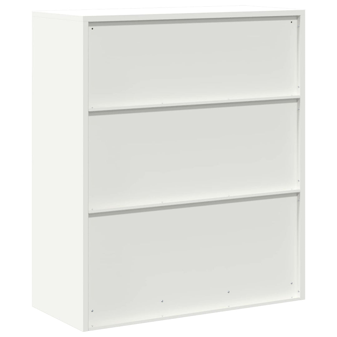 Opbevaringsskab Hvid 90 x 40 x 105 cm Stål