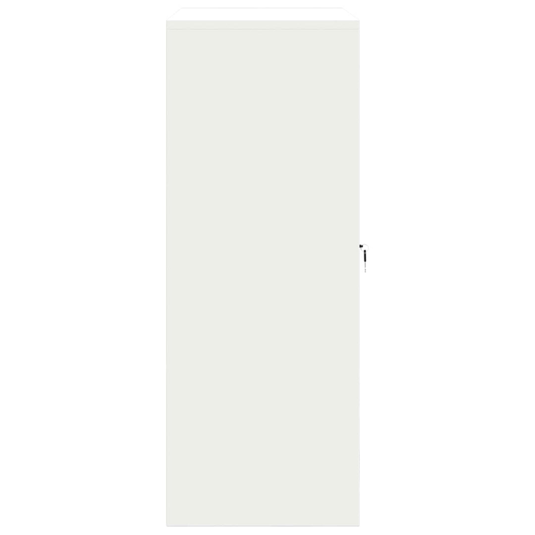 Opbevaringsskab Hvid 90 x 40 x 105 cm Stål