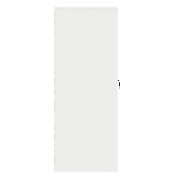 Opbevaringsskab Hvid 90 x 40 x 105 cm Stål