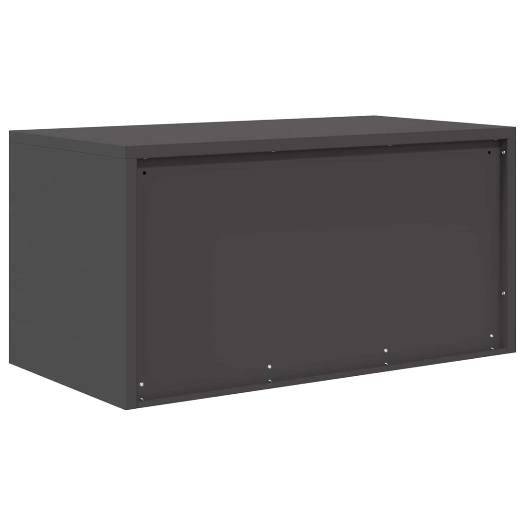 Opbevaringsskab Sort 80 x 40 x 40 cm Stål