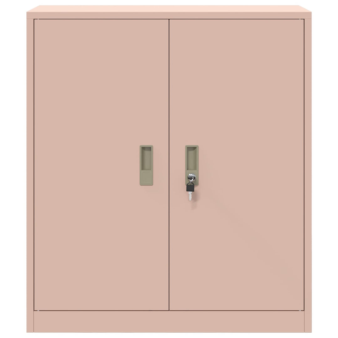 Opbevaringsskab Lyserød 80 x 40 x 90 cm Stål