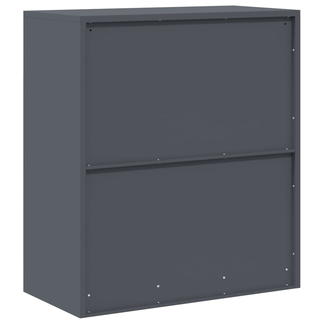 Opbevaringsskab Antracit 80 x 40 x 90 cm Stål