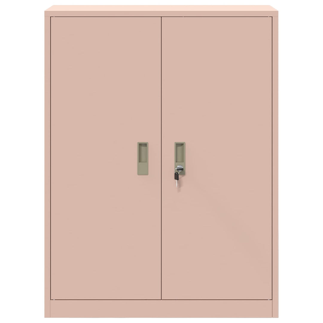 Opbevaringsskab Lyserød 80 x 40 x 105 cm Stål