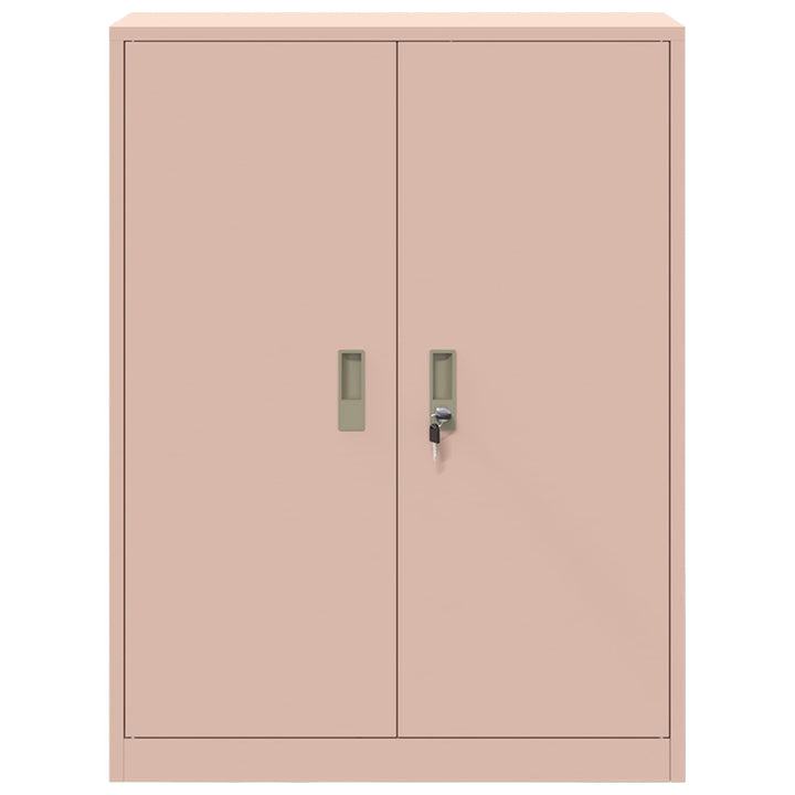 Opbevaringsskab Lyserød 80 x 40 x 105 cm Stål
