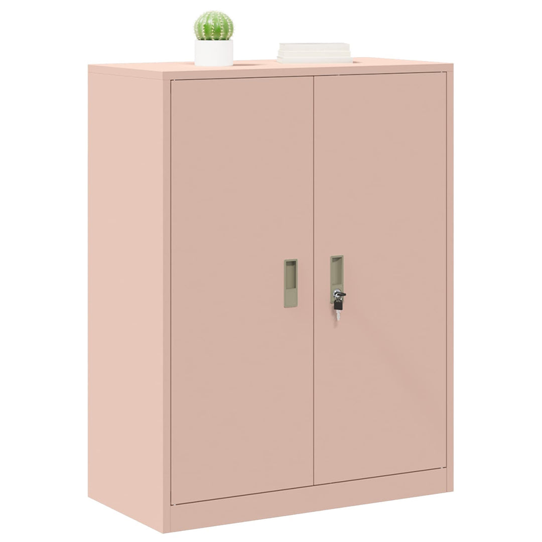 Opbevaringsskab Lyserød 80 x 40 x 105 cm Stål