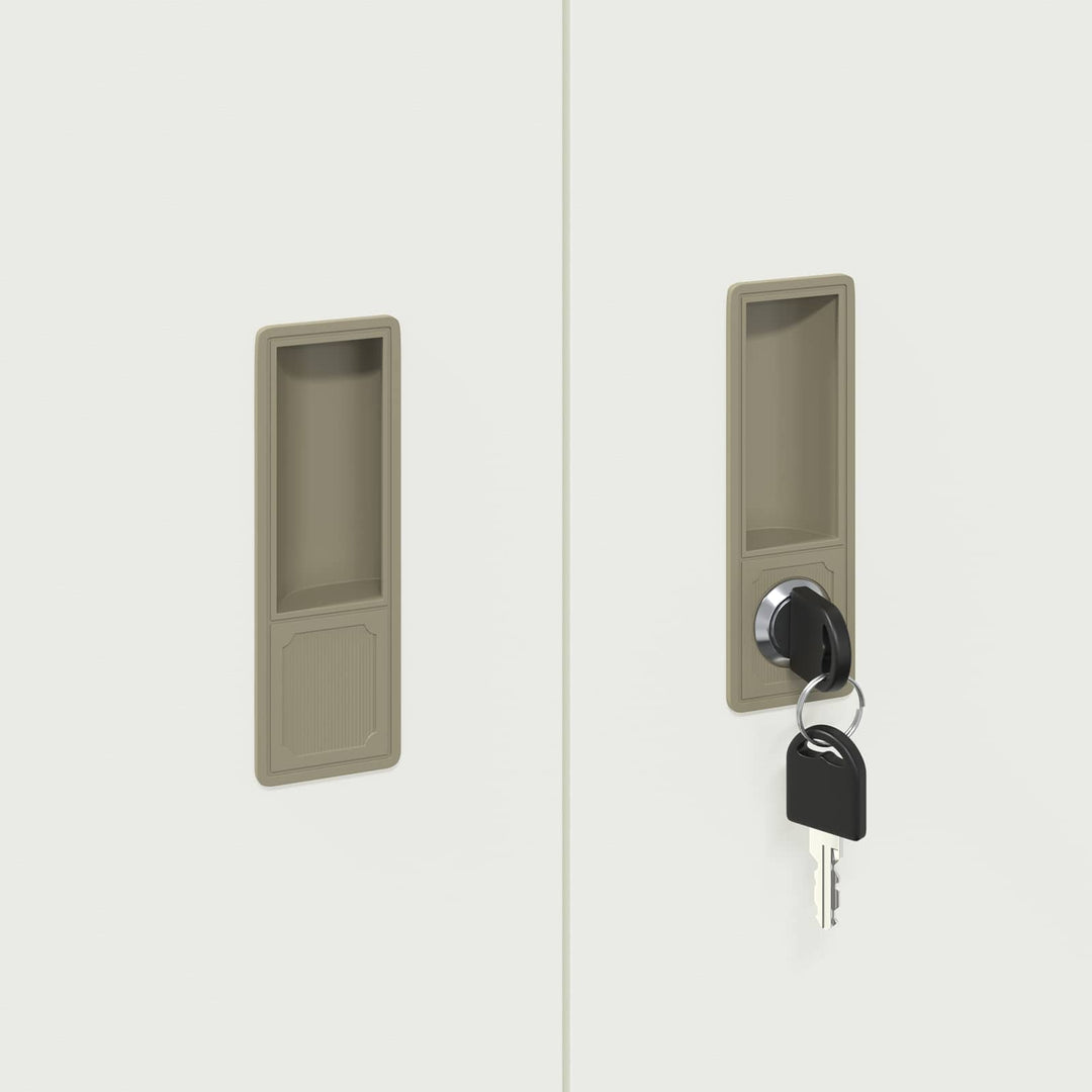 Opbevaringsskab Hvid 80 x 40 x 105 cm Stål
