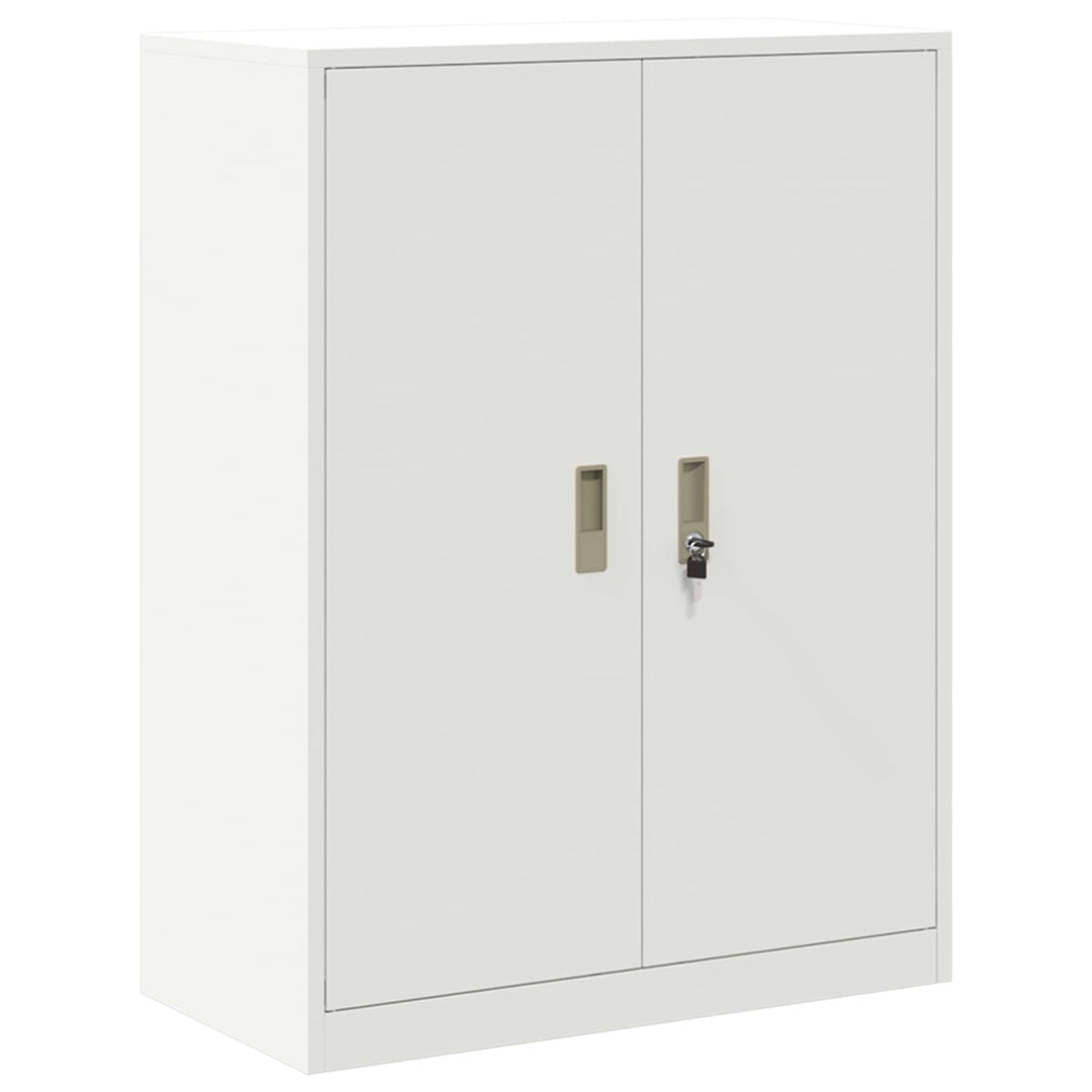 Opbevaringsskab Hvid 80 x 40 x 105 cm Stål