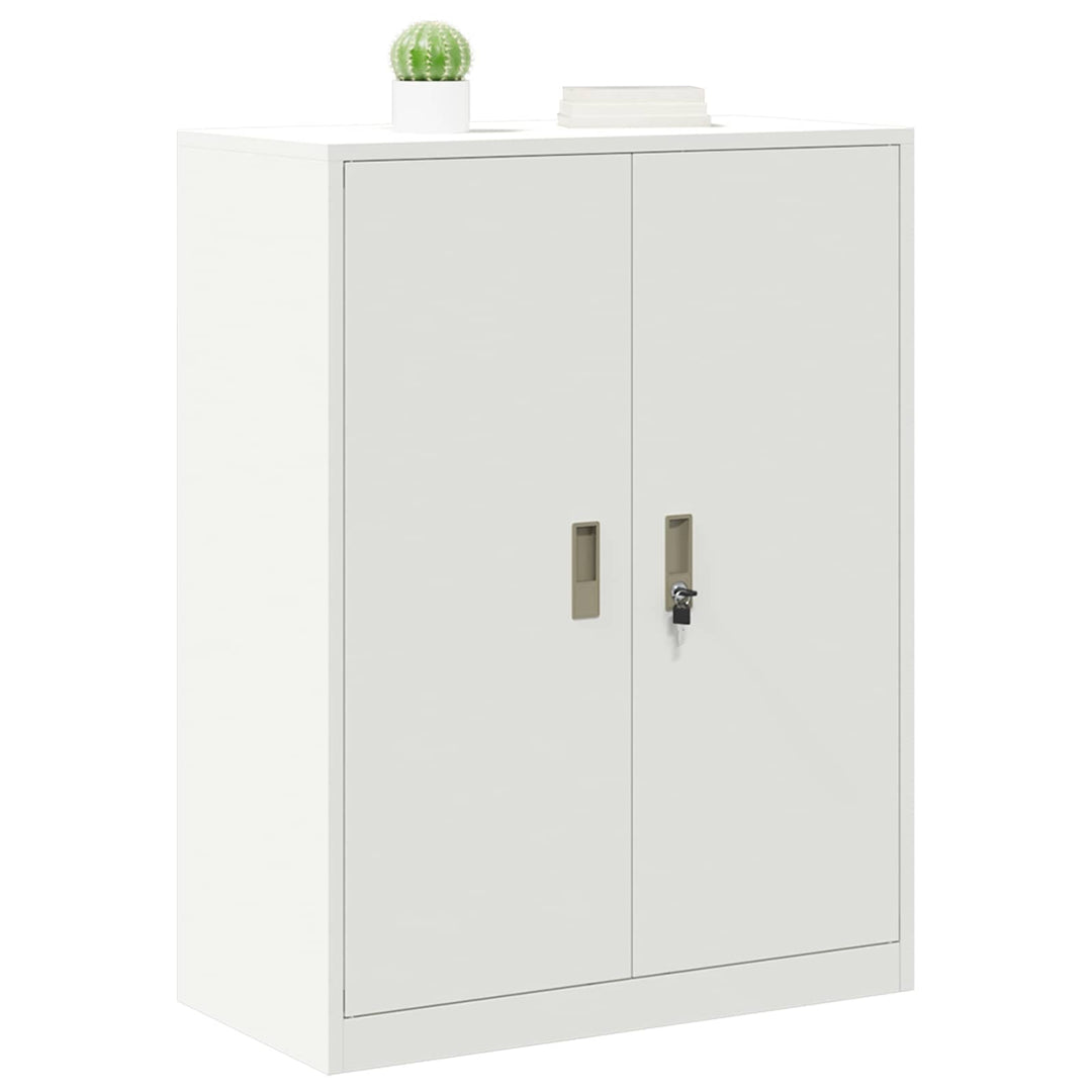 Opbevaringsskab Hvid 80 x 40 x 105 cm Stål