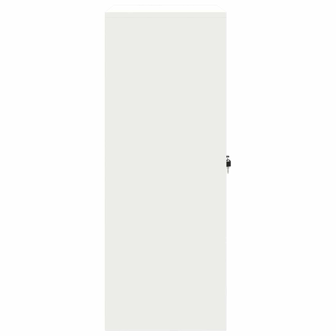 Opbevaringsskab Hvid 80 x 40 x 105 cm Stål