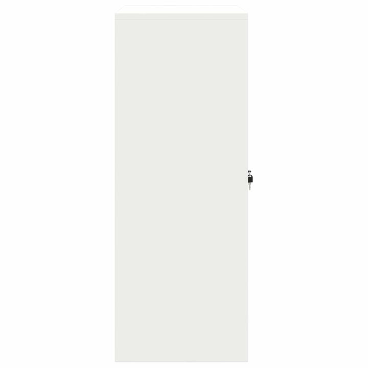 Opbevaringsskab Hvid 80 x 40 x 105 cm Stål
