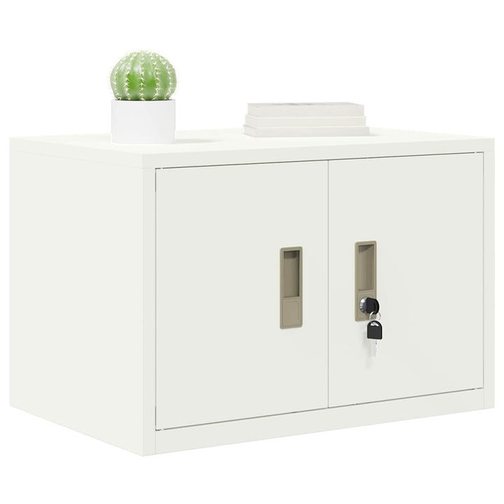 Opbevaringsskab Hvid 60 x 40 x 40 cm Stål