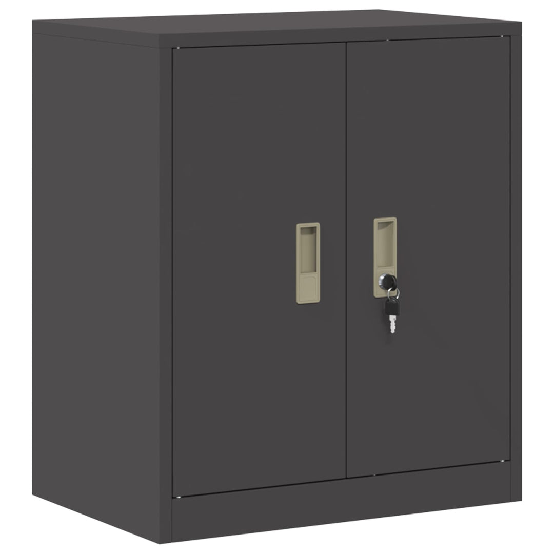 Opbevaringsskab Sort 60 x 40 x 70 cm Stål