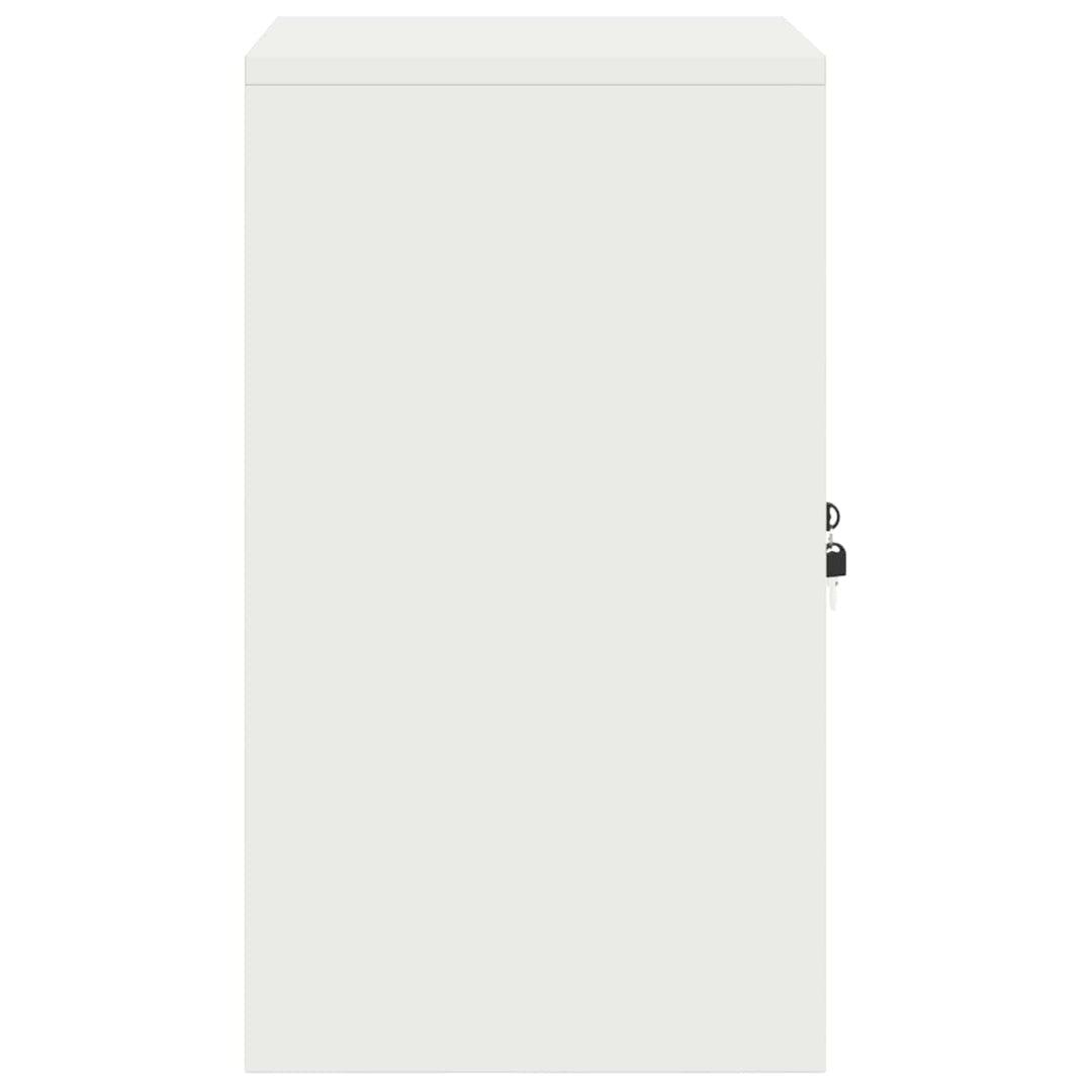 Opbevaringsskab Hvid 60 x 40 x 70 cm Stål