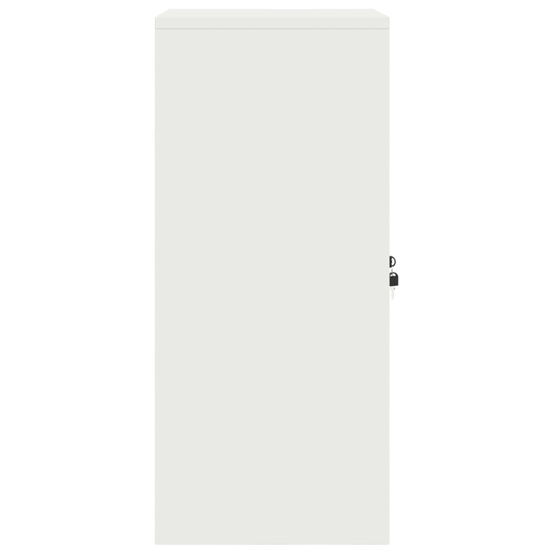 Opbevaringsskab Hvid 60 x 40 x 90 cm Stål