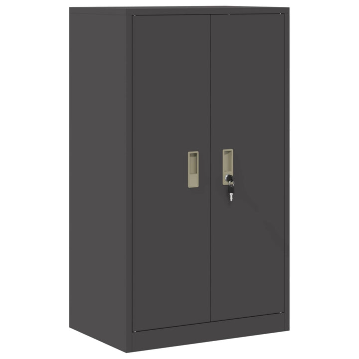 Opbevaringsskab Sort 60 x 40 x 105 cm Stål
