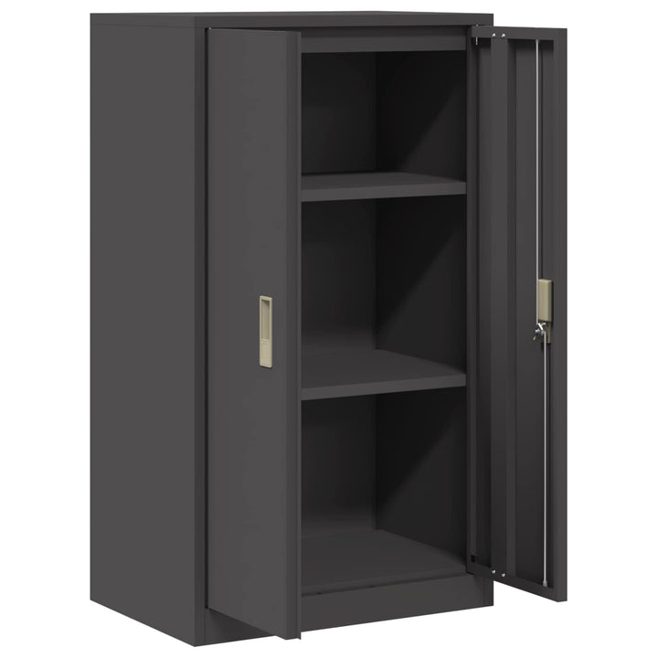 Opbevaringsskab Sort 60 x 40 x 105 cm Stål