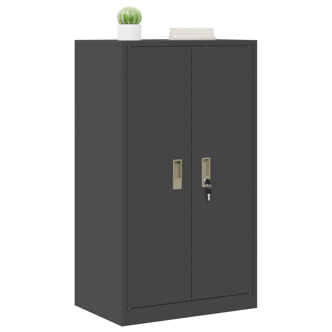 Opbevaringsskab Sort 60 x 40 x 105 cm Stål
