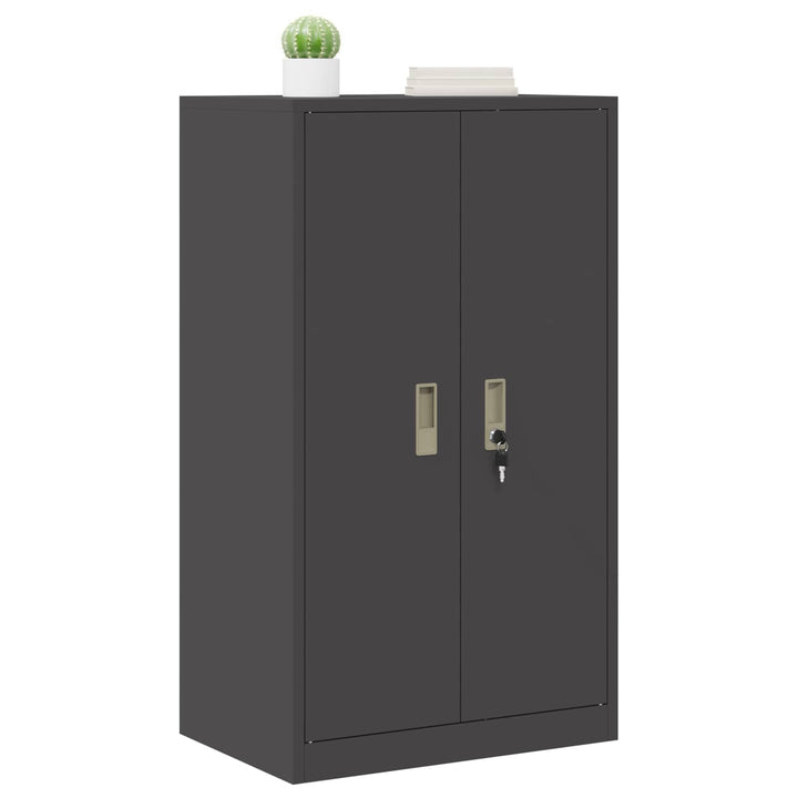 Opbevaringsskab Sort 60 x 40 x 105 cm Stål