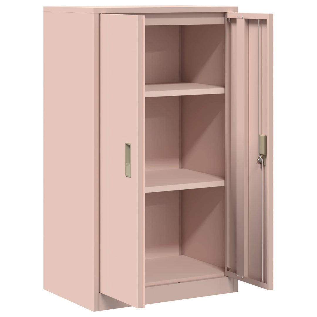 Opbevaringsskab Lyserød 60 x 40 x 90 cm Stål