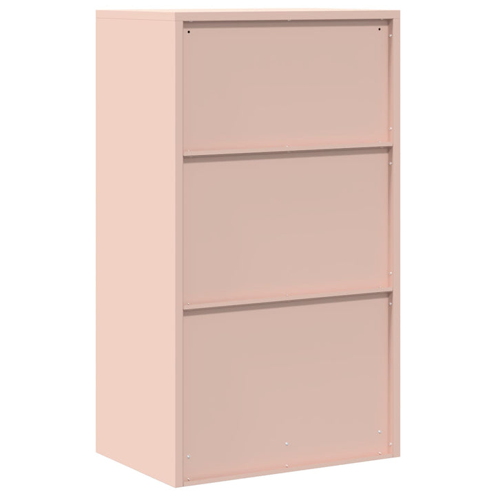 Opbevaringsskab Lyserød 60 x 40 x 90 cm Stål